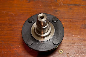 Hub, ready for upright