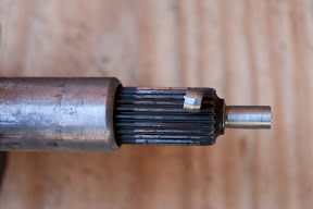 Chopped gearbox input shaft