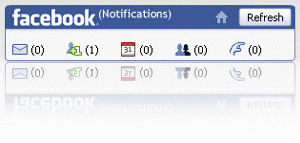 Facebook Notification  Desktop Gadget 
