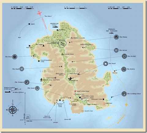 Mapa da ilha de LOST