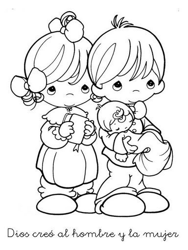 DIBUJOS PARA COLOREAR DE NIÑOS Y NIÑAS