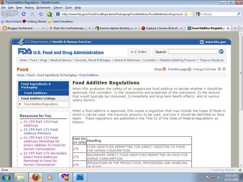 food additives food additives