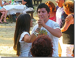 Foto Belarmino a dançar no encontro anual de Castelo Branco
