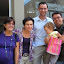 Avec Franck, Steph, et Manon (pas très contente)