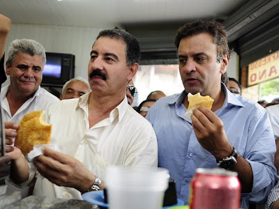 Aécio Neves, pré-candidato ao Senado, anuncia verbas para a Santa Casa, Poliesportivo e Parque da Mogiana