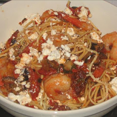 Pasta with Spicy Shrimp and Sun-dried Tomatoes