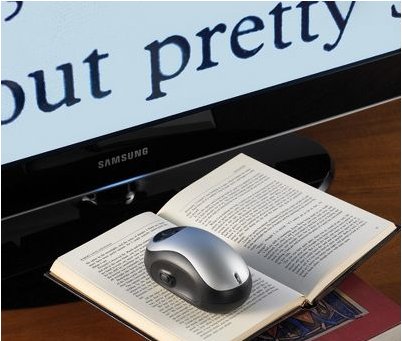 手元の本を大画面テレビで読む(The Wireless Page To TV Magnifier) 手元の本を大画面テレビで読む(The Wireless Page To TV Magnifier)