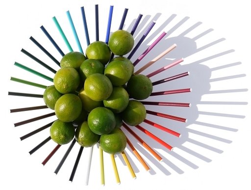 カラフルな色鉛筆ボウル(6 pencil bowl)