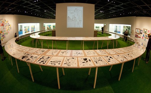 マンガのDJターンテーブル(Yuichi Yokoyama Solo Exhibition) マンガのDJターンテーブル(Yuichi Yokoyama Solo Exhibition)