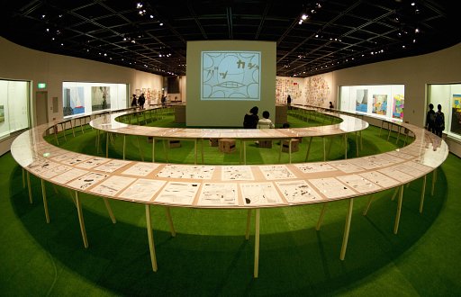マンガのDJターンテーブル(Yuichi Yokoyama Solo Exhibition) マンガのDJターンテーブル(Yuichi Yokoyama Solo Exhibition)