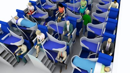 寝台化する飛行機(FLEX SEAT) 寝台化する飛行機(FLEX SEAT)