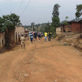Walking up to the orphanage
