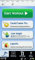 Android Application : Cardio Trainer Pro