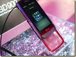 LG transparent mobile gd 900