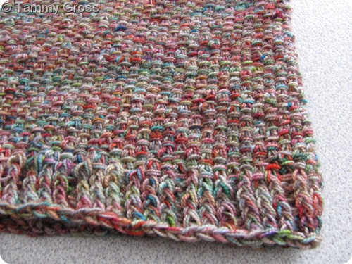 tamdolls workspace: Knit Linen Stitch Cowl