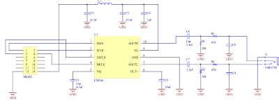CS4344 Audio Schematic