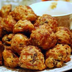 Hot Sausage and Cheese Puffs