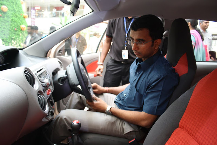 Checking out Toyota Etios Interiors
