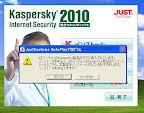 Kaspersky Internet Security 2010 のInstall時