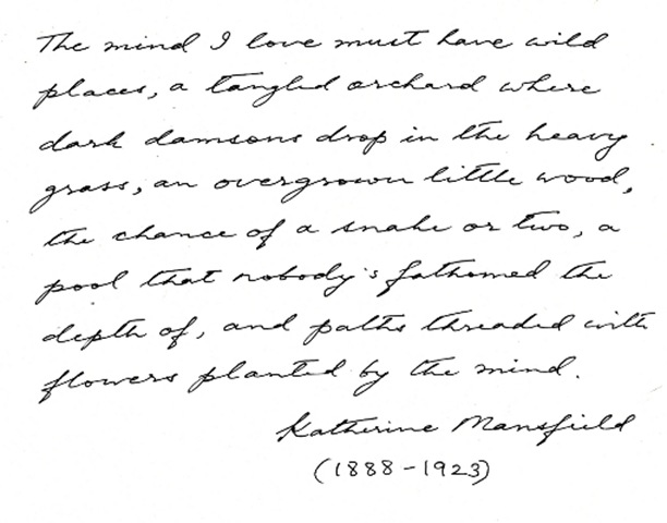 QuotekatherineMansfield