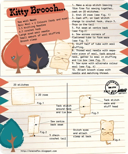 kitty Brooch