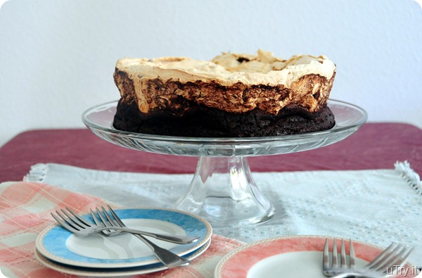 Chocolate and Hazelnut Meringue Cake