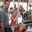 David and Daddy on the carousel at Greenfield Village (Henry Ford Museum) &ndash; 08-Aug-2010