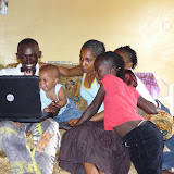 &ndash; Amazed at the little computer we brought...…. © 2007 NHA Photos