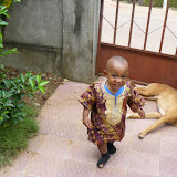  &ndash; Roo and St. Laurence House dog, Simba…. © 2007 NHA Photos