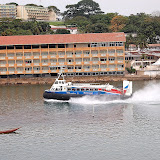  &ndash; Hovercraft transporting from Lungi to Freetown, ...........October 2007…. © 2007 NHA Photos