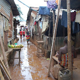  &ndash; Kroo Bay, Freetown, Sierra Leone. A Slum Community being pushed into the ocean. …. © 2008 September NHA Media Photos, Vicki Hicks photographer.