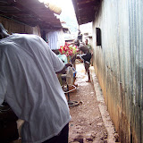  &ndash; Flood Damage: Kroo Bay cleans up after flood. …. © 2008 September NHA Media Photos, Salu Bangura, photographer.
