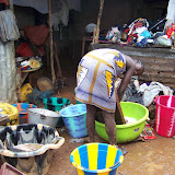 &ndash; Flood Damage: Kroo Bay cleans up after flood. …. © 2008 September NHA Media Photos, Salu Bangura, photographer.