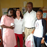  &ndash; Meeting Adama (nurse) and Gibrilla Timbo (Community Health Officer) at Kroo Bay Clinic. ..…. © 2008 September NHA Media Photos, James B. Mansaray photographer.