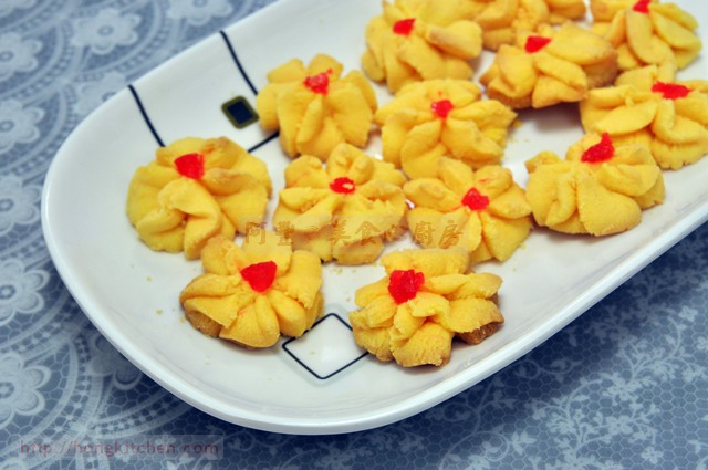 Flower Custard Cookies