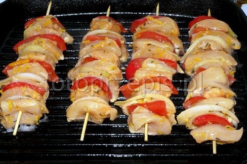 Szaszłyki z piersi kurczaka na sposób orientalny kuchnia orientalna grill przepis foto Szaszłyki z piersi kurczaka na sposób orientalny kuchnia orientalna grill przepis foto