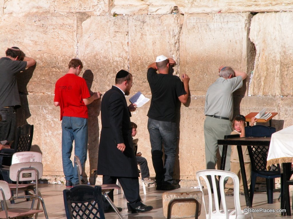 [Men praying at Western Wall, tb092603110[3].jpg]