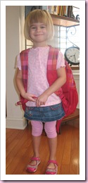 My big girl ready for her first day of school! My big girl ready for her first day of school!
