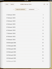 GEMA Februari 2011 - Table of Contents