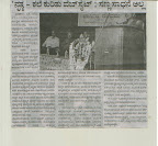 Report Appered in Hosadignatha about 1st Anniversary