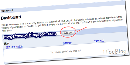 1.การทำ Sitemap ให้ Blogger 1.การทำ Sitemap ให้ Blogger