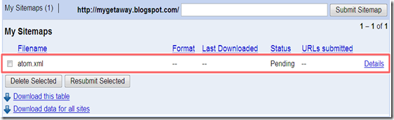 5.การทำ Sitemap ให้ Blogger 5.การทำ Sitemap ให้ Blogger