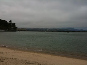 Golden Gate hidden in fog