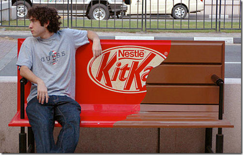 ad kit kat bench ad