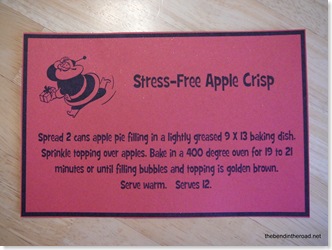 Apple Crisp Serving Instructions