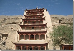 10. The spectacular entrance to one of the Mogao caves