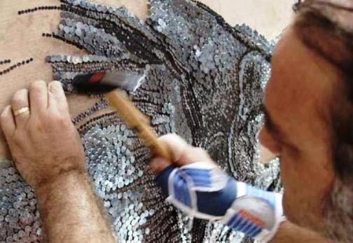 Saimir Strati Toothpick, Nail, Cork Art
