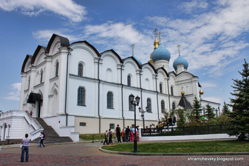 Russia Tatarstan Kazan Kremlin Annunciation Cathedral Россия Татарстан Казань Кремль Благовещенский собор