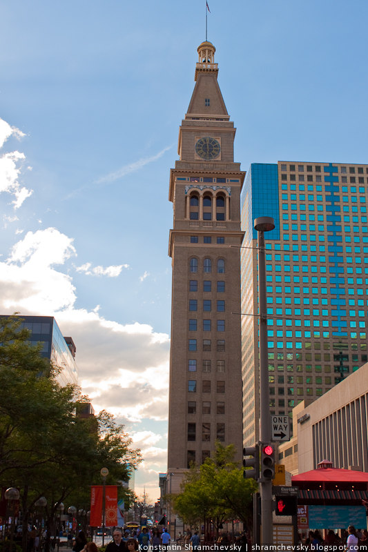 США Америка Колорадо Денвер Кабаре Часовая Башня USA America Colorado Denver Cabaret Clocktower