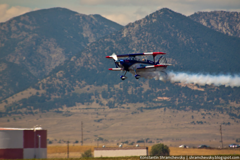 США Колорадо Авиация Самолёт Биплан SkyBolt 300 Team Chaos Randy Harris